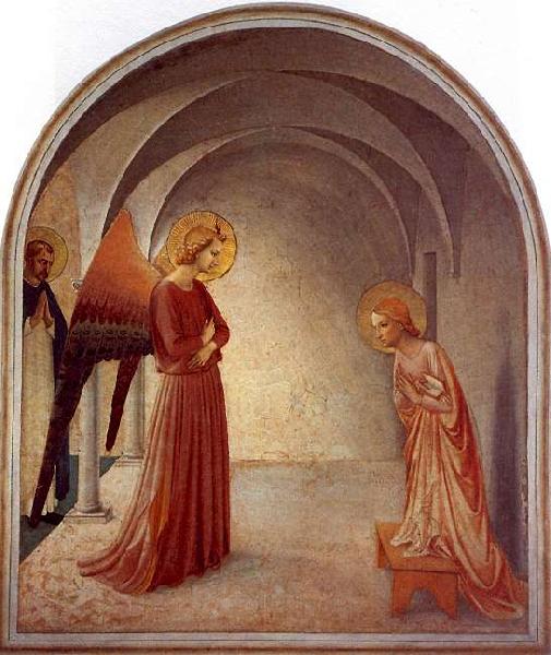 Fra Angelico The Annunciation Sweden oil painting art